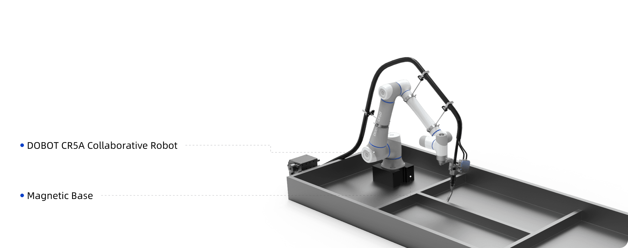 DOBOT CR5A cobot με μαγνητική βάση για ευέλικτη συγκόλληση
